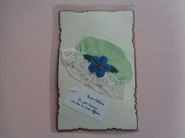 Carte Fantaisie - Fete Sainte Catherine - Bonnet - Chapeaux - Tissus - Broderies - Dentelles - - Sainte-Catherine