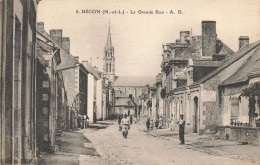 Bécon * La Grande Rue Du Village * Villageois - Andere & Zonder Classificatie