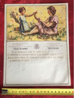 1945-WW2- Bruxelles -Forest  - Telegram -Télégramme Illustré Chromo Royaume De Belgique Régie Des Télégraphes/Téléphone- - Telegrammi