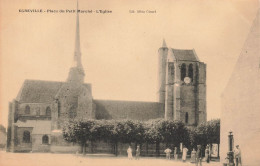 égreville * La Place Du Petit Marché Et L'église * Villageois - Other & Unclassified