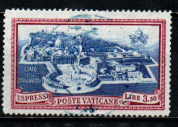 VATICANO - 1945 - GIARDINI E MEDAGLIONI - ESPRESSI - USATO - Priority Mail