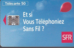 F547 - 03/1995 - SFR - 50 SC7 - (verso : Variété : Petit Point Rouge Après " Est à Vous " - 1995