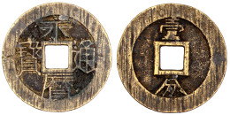 5 Cash 1646/1659 Yong Li Tong Bao/Wu Li. Sehr Schön. Hartill 21.75. - China