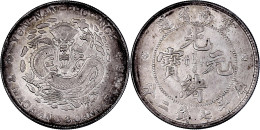 Dollar (Yuan) O.J. (1907). Provinz Yunnan. 26,64 G. Vorzüglich. Lin Gwo Ming 418. - Cina