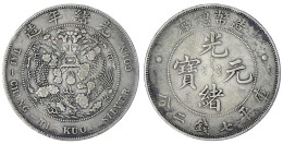 Dollar (Yuan) O.J. (1908), Tai Ching Ti Kuo (Tientsin). 26,61 G. Fast Sehr Schön. Lin Gwo Ming 11. - Chine