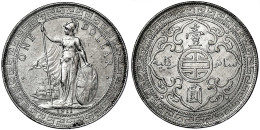 Tradedollar 1911 B. Sehr Schön, Min. Randfehler. Krause/Mishler T5. - Sonstige & Ohne Zuordnung