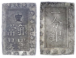 Ichi Bu Gin O.J.(1859/1868). Sakura B/g. Fast Vorzüglich. Hartill 9.82. - Japon