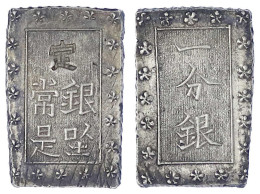 Ichi Bu Gin O.J.(1859/1868). Sakura C/d. Vorzüglich, Schöne Patina. Hartill 9.82. - Japon