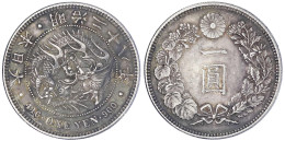 Yen Jahr 28 = 1895. Vorzüglich, Schöne Patina. Yeoman A25.3. - Japan