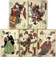 6 Holzdruckbücher, Jahre Ansei 5 = 1858, 7 = 1860, Bunkyu 1 = 1861, Keio 1 = 1865, 3 = 1867 Und Meiji 2 = 1869. Autor Ta - Japón