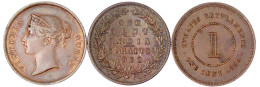 3 X 1 Cent: 2 X 1862 Und 1890. Sehr Schön Bis Vorzüglich. Krause/Mishler 6 (2), 16. - Maleisië