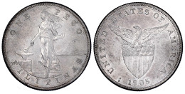 Peso 1905 S, San Francisco. Gutes Vorzüglich, Kl. Randfehler. Krause/Mishler 168. - Filipinas
