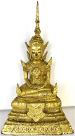 Buddhafigur "Rattanakosin". Bronze, Vergoldet. Höhe 21 Cm - Thaïlande