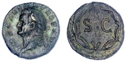 Bronzemünze (Semis?), Antiochia. Belob. Kopf L./SC Im Kranz. Gutes Sehr Schön. RPC 1984. - Other & Unclassified