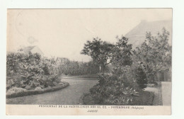 Poperinge Pensionnat De La Sainte Union Jardin Cachet 1909 Hazebrouck Nord Htje - Poperinge