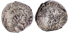 Antoninian 254. Büste Mit Strahlenbinde R., Markanter Doppelschlag Ca. 4 Mm Versetzt/CONCORDIA EXERC. Concordia Steht L. - Sonstige & Ohne Zuordnung