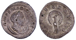 Antoninian Posthum 255 DIVAE MARINIANAE. Verschleierte Büste Mit Diadem R. Auf Mondsichel/CONSECRATIO. Pfau. 4,01 G. Seh - Sonstige & Ohne Zuordnung