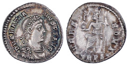 Siliqua 375/378 Trier. Drap., Diad. Brb. R./VRBS ROMA TRPS. Roma Sitzt Links Mit Victoriola. 2,20 G. Vorzüglich, Schöne  - Sonstige & Ohne Zuordnung