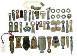 Konvolut Von 42 Djenne-Bronzen Aus Mali, 13./16. Jh - Andere & Zonder Classificatie