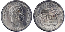 1/4 Dollar (Hapaha) 1883. Vorzüglich, Schöne Patina. Krause/Mishler 5. - Sonstige – Ozeanien