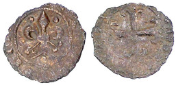 Denaro O.J.(1278), Messina. Lilie/Gabelkreuz. Sehr Schön. Grierson/Travaini 671. - Sicile