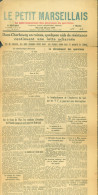 Guerre 40 Journal Le Petit Marseillais 28 Juin 1944 Bataille Normandie Et Cotentin - Le Petit Marseillais