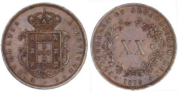 20 Reis 1873. Gutes Vorzüglich, Kl. Randfehler. Krause/Mishler 515. - Portugal