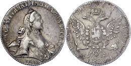 Rubel 1764, Moskau, Roter Münzhof. 23,70 G. Sehr Schön, Min. Schrötlingsfehler. Bitkin 122. Davenport. 1683. - Russie