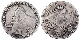 Rubel 1764, Moskau, Roter Münzhof. 23,78 G. Fast Sehr Schön. Bitkin 122. Davenport. 1683. - Rusia