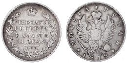 Rubel 1818, St. Petersburg ΠC. Fast Sehr Schön. Bitkin 124. - Rusia