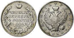 Rubel 1820 St. Petersburg ΠΔ. Sehr Schön. Bitkin 130. - Rusia