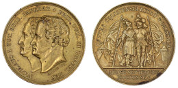 Bronzemedaille 1835 Von Loos Und Held, A.d. Truppenschau Im Preussisch-russischen Lager Bei Kalisch. Brb. Nikolaus I. Un - Rusia
