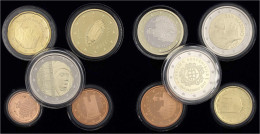 Kursmünzensatz 2017. Kursmünzen Von 1 Cent Bis 2 Euro Und 2 Versch. 2 Euro Gedenkmünzen. Im Originalblister Mit Zertifik - San Marino