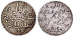 Ryal AH 1299 = 1882. Fast Vorzüglich, Schöne Patina. Krause/Mishler 4. - Autres – Afrique