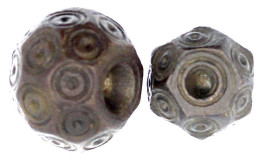 2 Polyedrische Bronzegewichte Um 1500 Zu 1/2 Waqiyyah (15 Mm, 14,7 G) Und 1 Waqiyyah (19 Mm, 28,6 G). Beide Sehr Schön D - Türkei