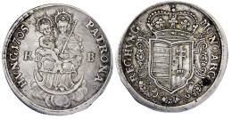 1/2 Taler (Gulden) 1705, Kremnitz. 14,13 G. Sehr Schön/vorzüglich, Selten. Herinek 12. - Hongrie