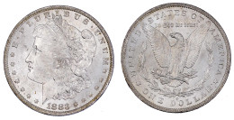 Dollar Morgan 1883 O, New Orleans. Prägefrisch/fast Stempelglanz. Krause/Mishler 110. - Otros & Sin Clasificación