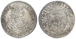 1/2 Reichstaler 1703, Kremnitz. 14,18 G. Sehr Schön/vorzüglich. Herinek 854. - Goldmünzen