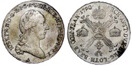 1/2 Kronentaler 1790 A, Wien. Gutes Vorzüglich, Justiert, Berieben. Herinek 196. - Pièces De Monnaie D'or