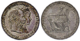 Doppelgulden 1879. Zur Silberhochzeit. Gutes Vorzüglich, Schöne Patina. Herinek 824. Jaeger/Jaeckel 369. Thun 464. - Goldmünzen