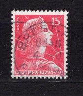 Timbres France 1955 / Marianne De Muller N° 1011 / Oblitérés TBE Cachet Brest - 1955-1961 Marianna Di Muller