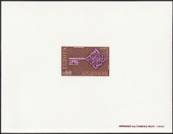 Andorre Français - Andorra épreuve 1968 Y&T N°EL189 - Michel N°DP209 *** - 60c EUROPA - Covers & Documents