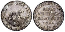 Ausbeutetaler 1846 A. Gutes Vorzüglich, Schöne Patina. Jaeger 66. Thun 3. AKS 16. - Goldmünzen