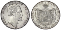 Vereinsdoppeltaler 1855 A. Auflage Nur 5000 Ex. Vorzüglich. Jaeger 64. Thun 4. AKS 13. - Pièces De Monnaie D'or