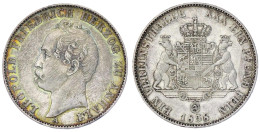 Vereinstaler 1858 A. Sehr Schön/vorzüglich, Schöne Patina. Jaeger 76. Thun 9. AKS 30. - Gouden Munten