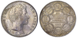 Geschichtsdoppeltaler 1838. Auf Die Eintheilung Des Königreichs. Randschrift A. Gutes Vorzüglich, Feine Tönung. Jaeger 6 - Gold Coins