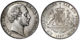 Vereinstaler 1857. Vorzüglich/Stempelglanz. Jaeger 94. Thun 98. AKS 149. - Pièces De Monnaie D'or