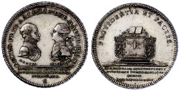 Konventionstaler 1769 S, Schwabach. Auf Die Vereinigung Der Beiden Fürstentümer. 28,02 G. Gutes Vorzüglich, Feine Tönung - Pièces De Monnaie D'or