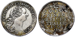 1/3 Taler 1768 B. Sehr Schön, Leicht Justiert, Schöne Patina. Olding 88. V. Schrötter 544. - Pièces De Monnaie D'or