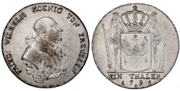 Reichstaler 1791 A, Berlin. 22,14 G. Gutes Vorzüglich, Selten In Dieser Erhaltung. Jaeger 25. V. Schrötter 35. Davenport - Pièces De Monnaie D'or